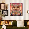 (Pre-Framed)Owl-Special Shape Diamond Painting Kit(29x29cm)