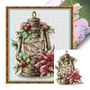 Christmas Oil Lamp-14CT Stamped Cross Stitch 22*26cm/8.66*10.24in