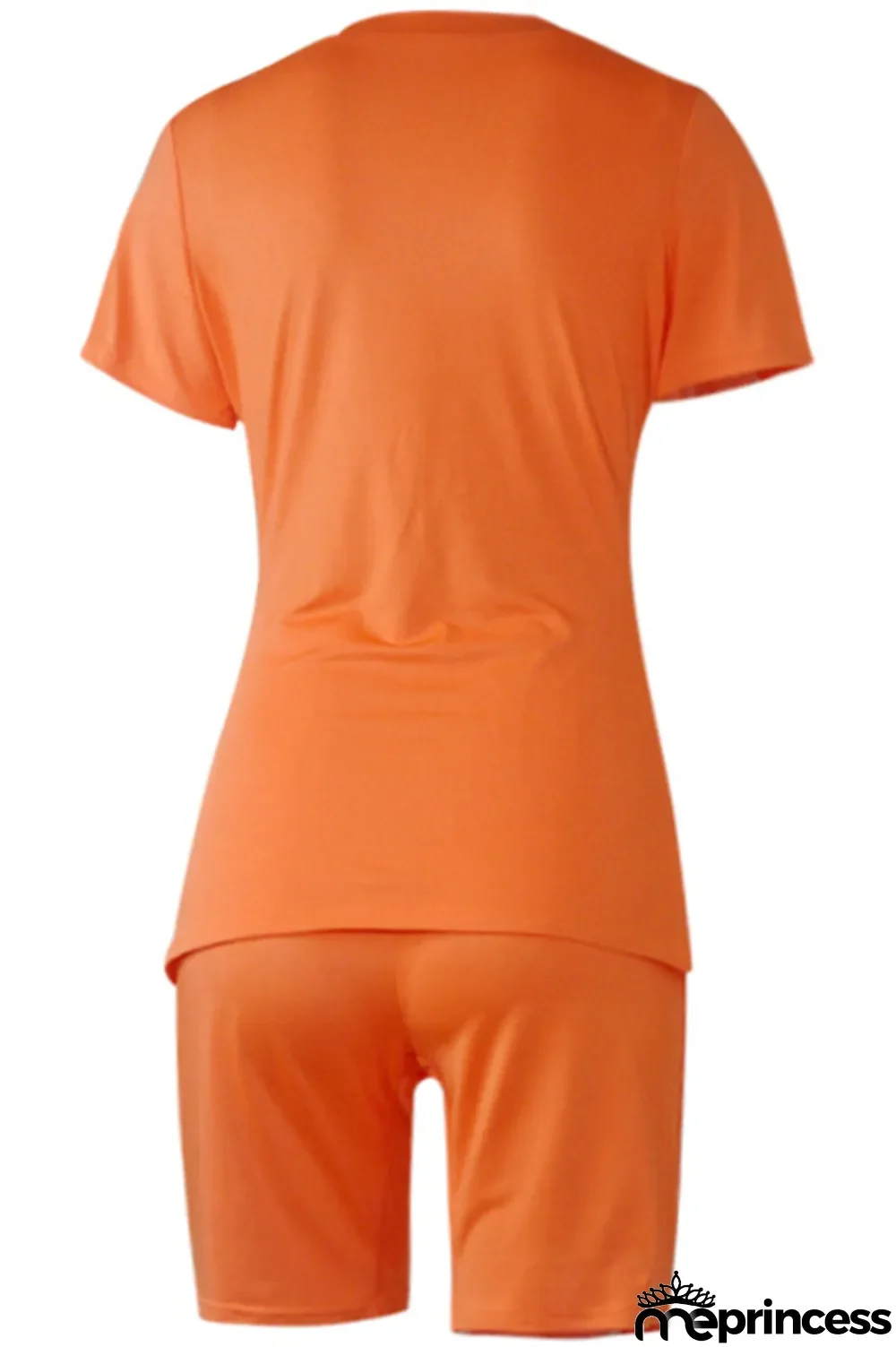 Blue Milk Silk Casual Sexy Solid Two Piece Suits pencil Short Sleeve