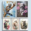 (Multi-Style) Raccoon Dog Owl-11CT Stamped Cross Stitch 40*55/40*60cm(Big Size)