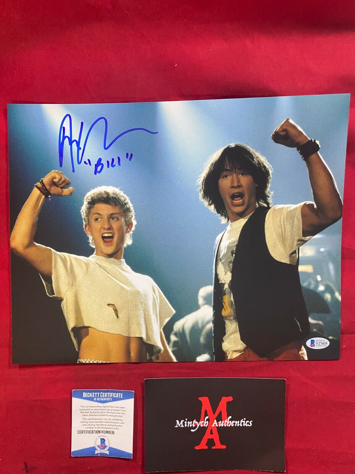 ALEX WINTER AUTOGRAPHED SIGNED 11x14 Photo Poster painting! BILL & TED'S! BECKETT COA!