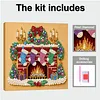 Christmas Framed Pearl Painting Kit 25x25cm for Adults