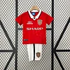 1999-2000 Retro KIDS Manchester United European Home Football Shirt 1:1 Thai Quality