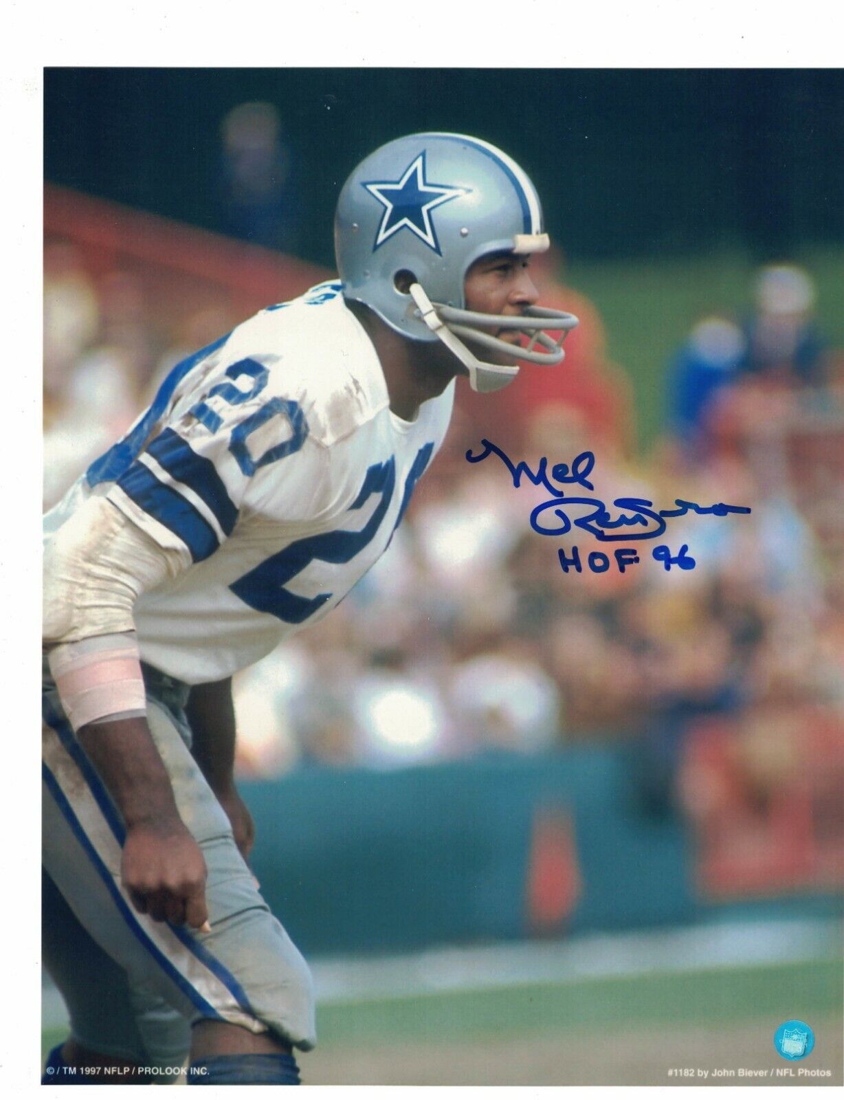 Mel Renfro Dallas Cowboys HOF Signed 8 x 10