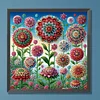 Mandala-Garten - speziell geformtes Diamantgemälde - 30*30cm