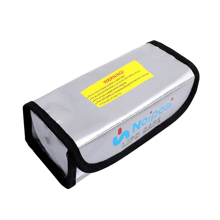 Noiposi Fireproof Lipo Battery Bag (7.28 x 2.95 x 2.36 inch)