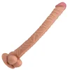 Straight Cock Realistic Dildo with Suction Cup 16In