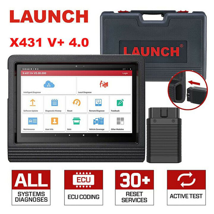 LAUNCH X431 V+ Years Free Update All System Intelligent Diagnostic Scan  Tool with Bi-Directional