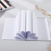 24PCS Loving Heart B5 / A5 / A6 / A7 Girls Portable Writing Paper Notebooks Diary Meeting Stationery Gift