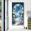 (40*70cm)Flower Castle - Full Round Drill Diamond Painting