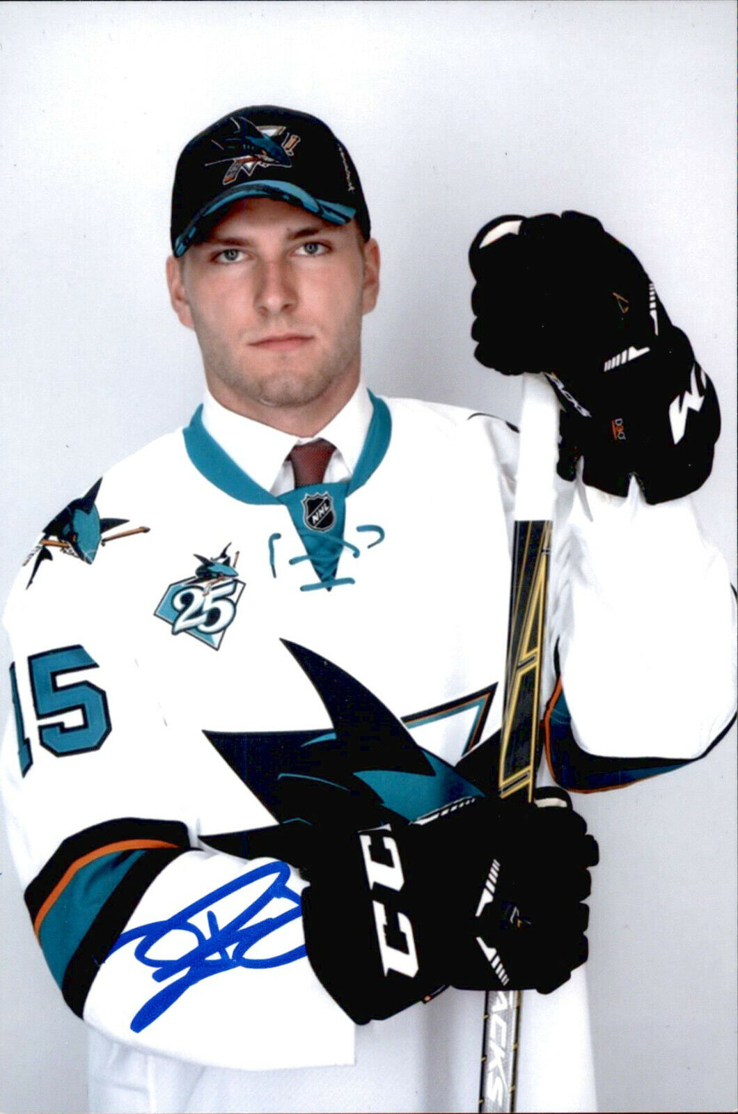 Jeremy Roy SIGNED autographed 4x6 Photo Poster painting SAN JOSE SHARKS