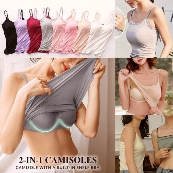 2022 Festival Sale 48% Off - Tank With Built-In Bra
