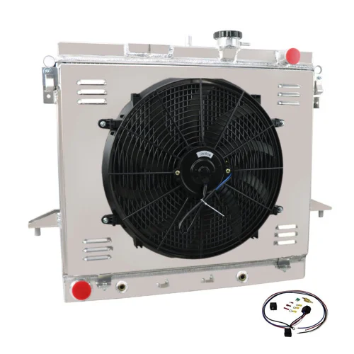 STRENGTHEN COOLING 3 Row Radiator Shroud Fan For Chevy Colorado/Hummer H3 H3T/GMC Canyon 3.5L 5.3L 120W