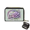 Diamond Painting Rose Card Holder Coin Purse Diamond Art Wallet for Women