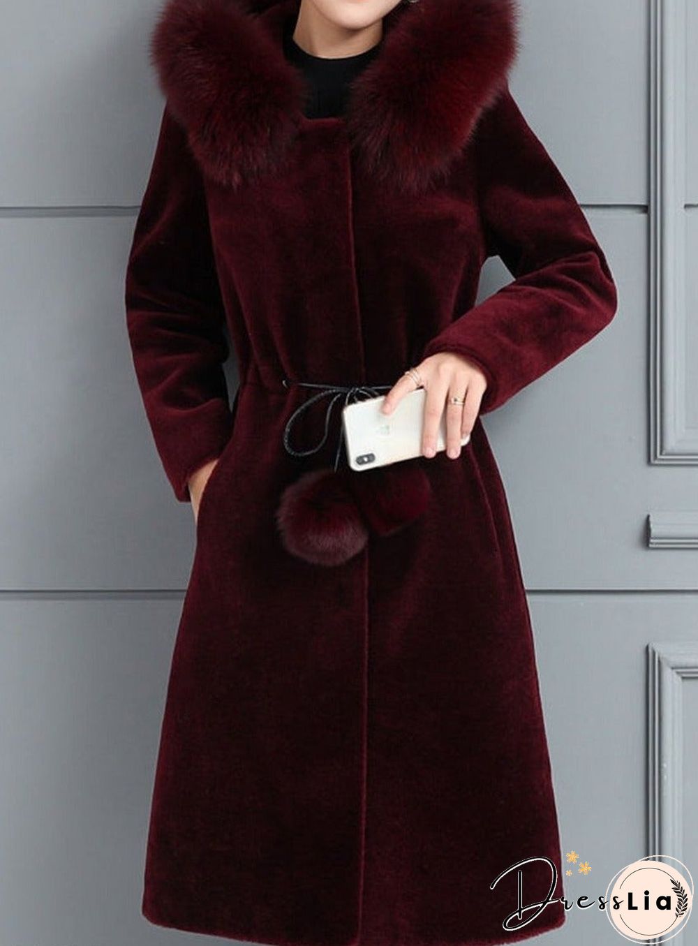 New ins women's medium and long imitation mink coat