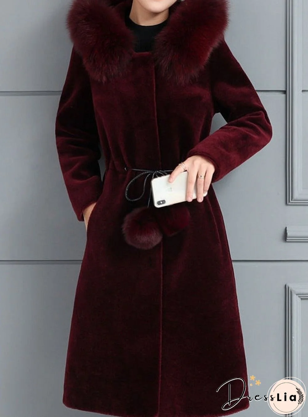 New ins women's medium and long imitation mink coat
