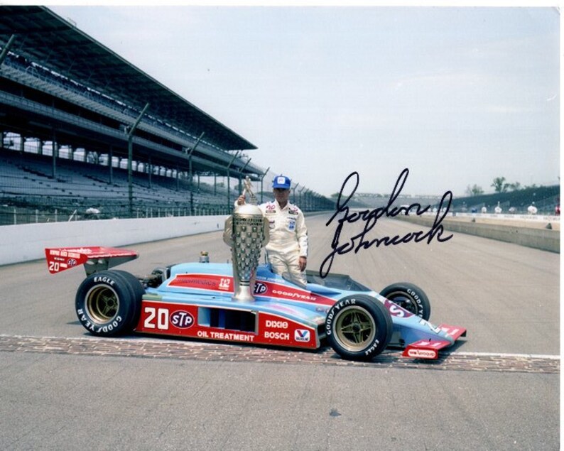 Gordon Johncock signed autographed 8x10 INDY 500 Brickyard race driver Photo Poster painting