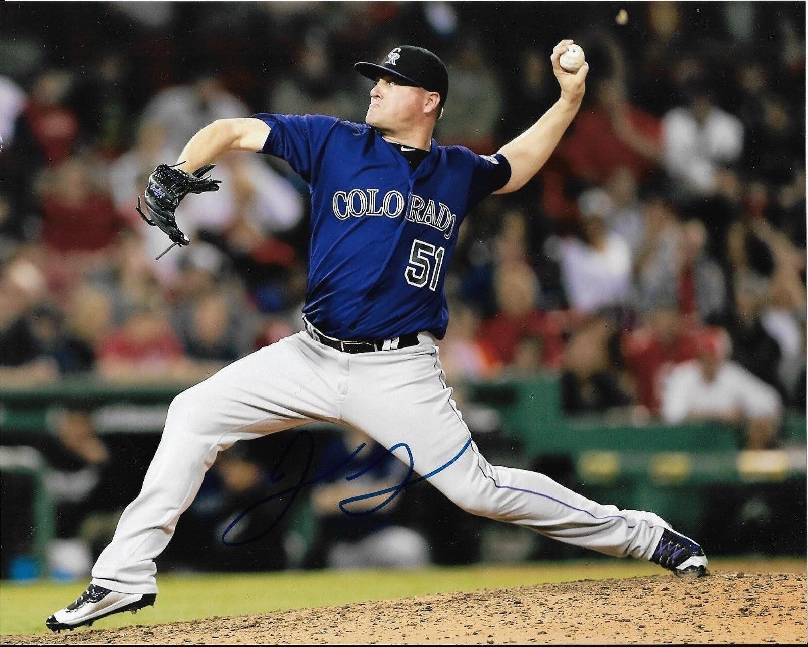 JAKE MCGEE signed autographed Colorado Rockies 8X10 Photo Poster painting w/COA