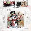 Diamond Painting - Partial Special Shaped Drill - Winter Snowman(Canvas|30*30cm)