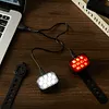 LED Bicycle Front Light USB Rechargeable Cycling Headlight Waterproof Rear Light