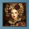 Retro Girl - Diamond Painting - Full Round Drill (Canvas|40*40cm)