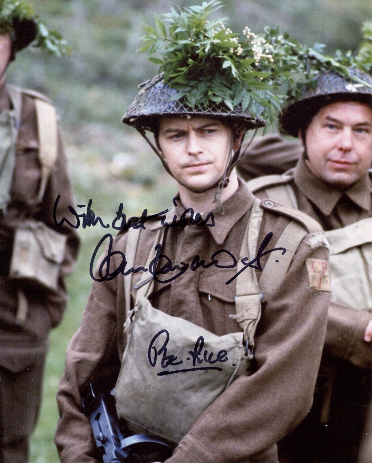 Actor Ian Lavender signed Dads Army Private Pike Photo Poster painting No2 - UACC DEALER