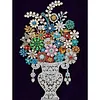 Girl Bouquet Special Shaped 5D DIY Partial Drill Diamond Painting Kits for Adults Beginners Home Decor Diamonds Dots Gem Art 7.87x9.84inch