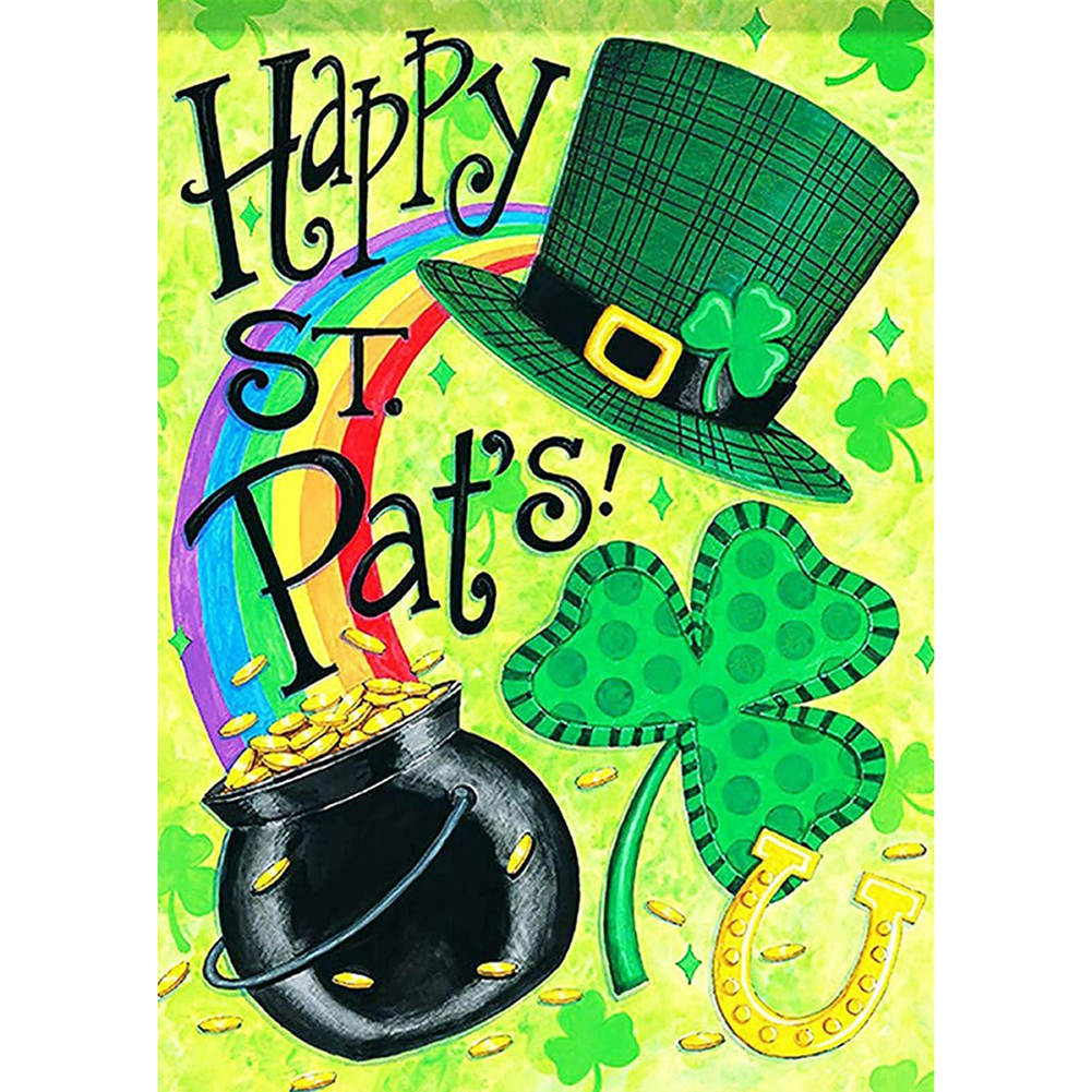 

Happy ST Pats - Round Drill Diamond Painting - 30*40CM, 501 Original