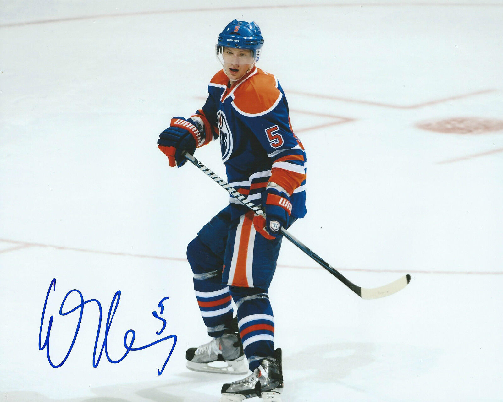 **GFA Edmonton Oilers *LADISLAV SMID* Signed 8x10 Photo Poster painting L1 COA**