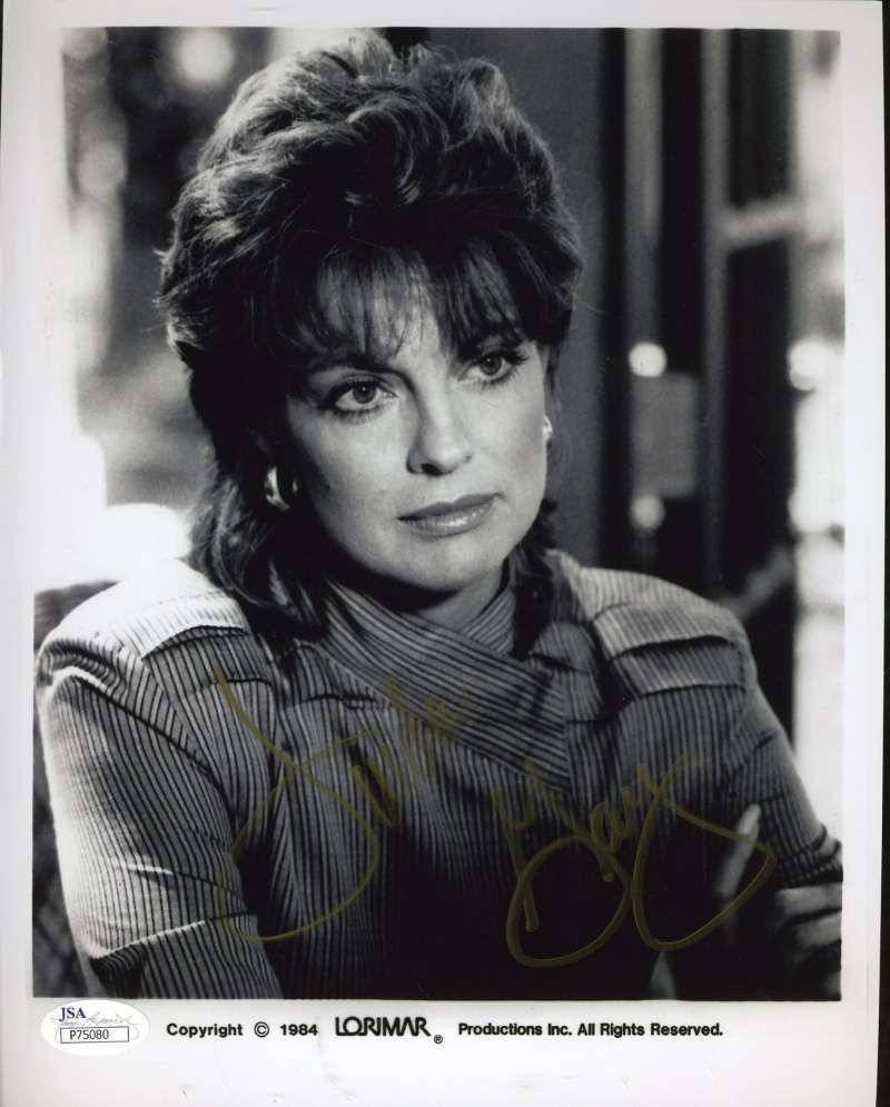 Linda Gray Sue Ellen Dallas Jsa Coa Hand Signed 8x10 Photo Poster paintinggraph Autograph