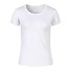 White advertising shirt cultural shirt t-shirt wholesale sublimation t-shirt printing class clothes custom diy gift promotional clothes