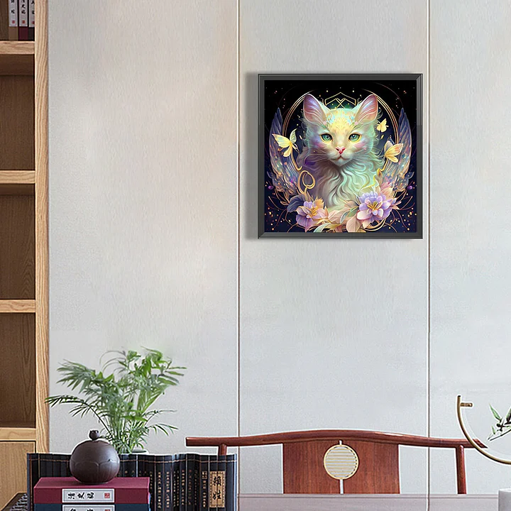 Diamond Painting - Full Round - Diamond Cat(30*40cm)