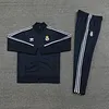 2024/2025 Real Madrid Long Zipped Jacket Training Suit Royal Blue Football Shirt 1:1 Thai Quality Set