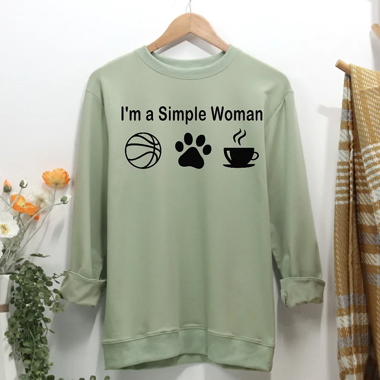 I am a hot sale simple woman sweatshirt