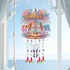 Double Sided Colorful Pattern 5D DIY Crystal Rhinestone Wind Bell Suncatcher Hanging Kits