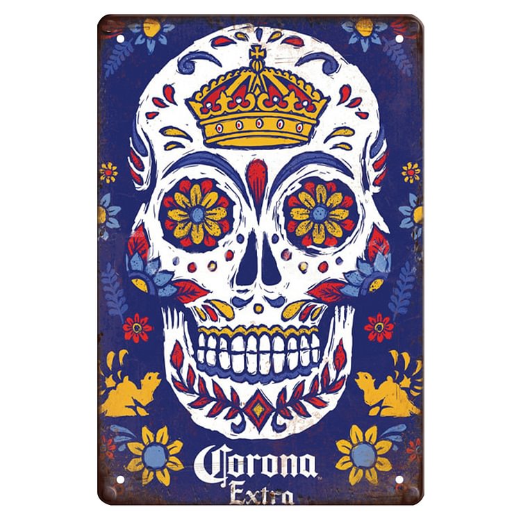 Corona Beer Skull - Vintage Tin Signs/Wooden Signs - 20*30cm/30*40cm