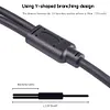 Professional Male 3pin XLR To Dual 6.35mm Male TS Mono Plug Cable Accessories