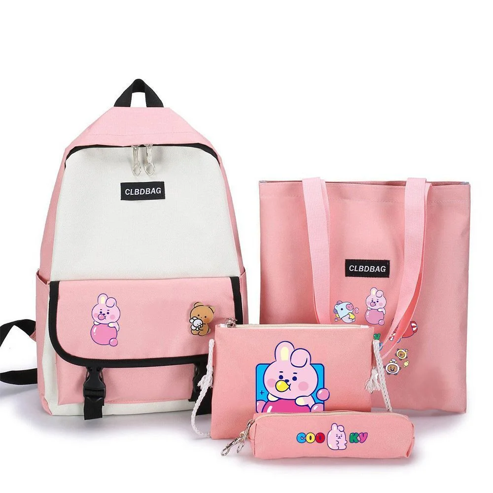 BT21 Jelly Candy Four-piece Backpack