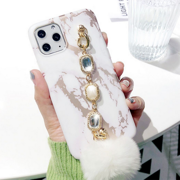 Luxury Marble Chain Phone Case