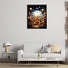 Diamond Painting -DIY Round Partial AB Drill Cartoon Town(45x55cm)