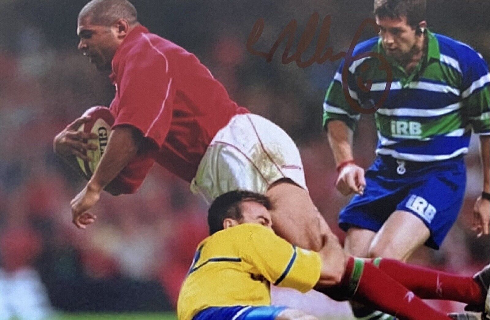 Colin Charvis Genuine Hand Signed Wales 6X4 Photo Poster painting 2