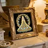 Diamond Painting-DIY Crystal Rhinestone Flower Shining Girl