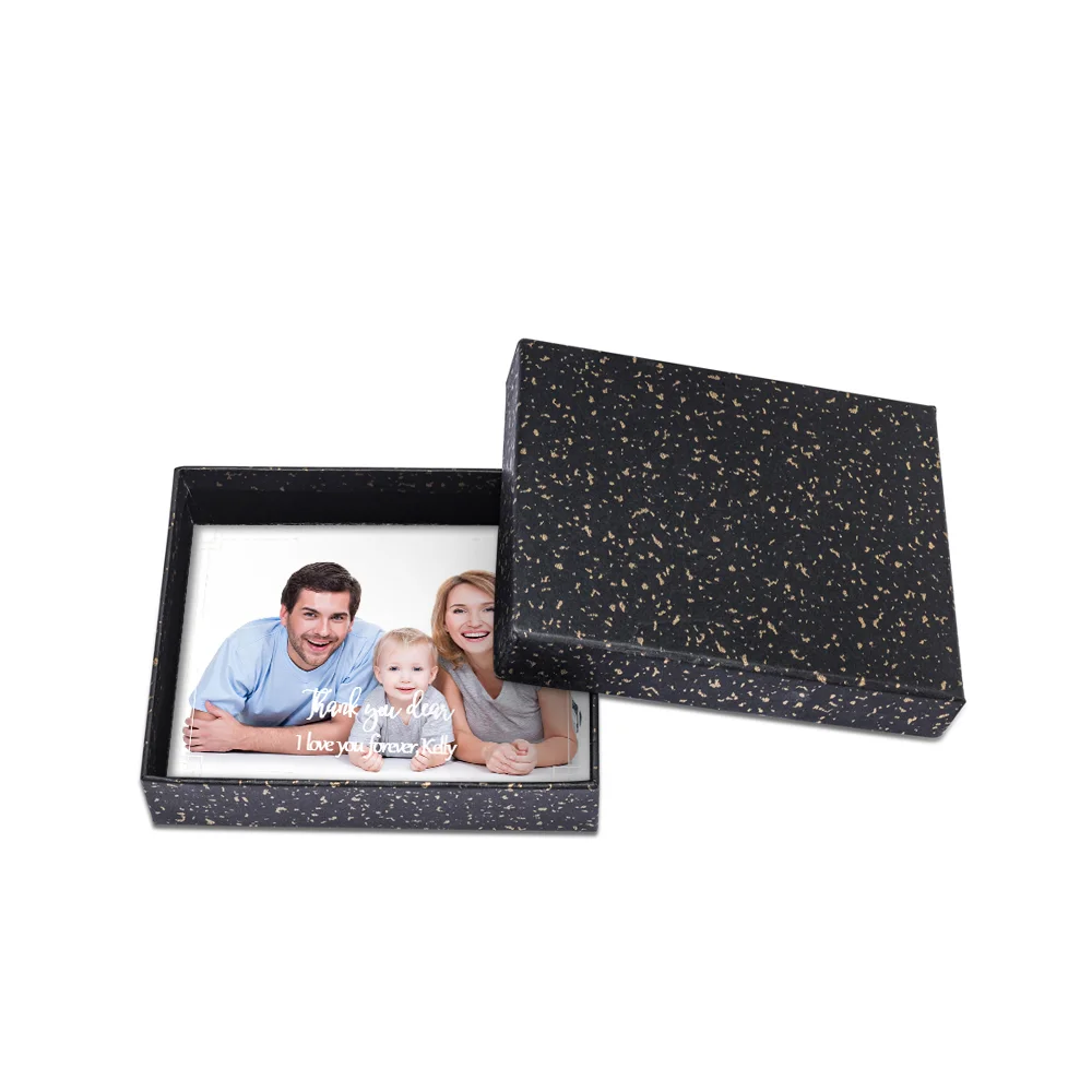 Personalisierte Fotobrieftasche Geschenkbox  Kettenmachen