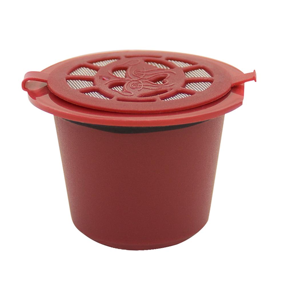 

Reusable Refill Coffee Capsule Filter Shell for Nespresso Machine, Red, 501 Original