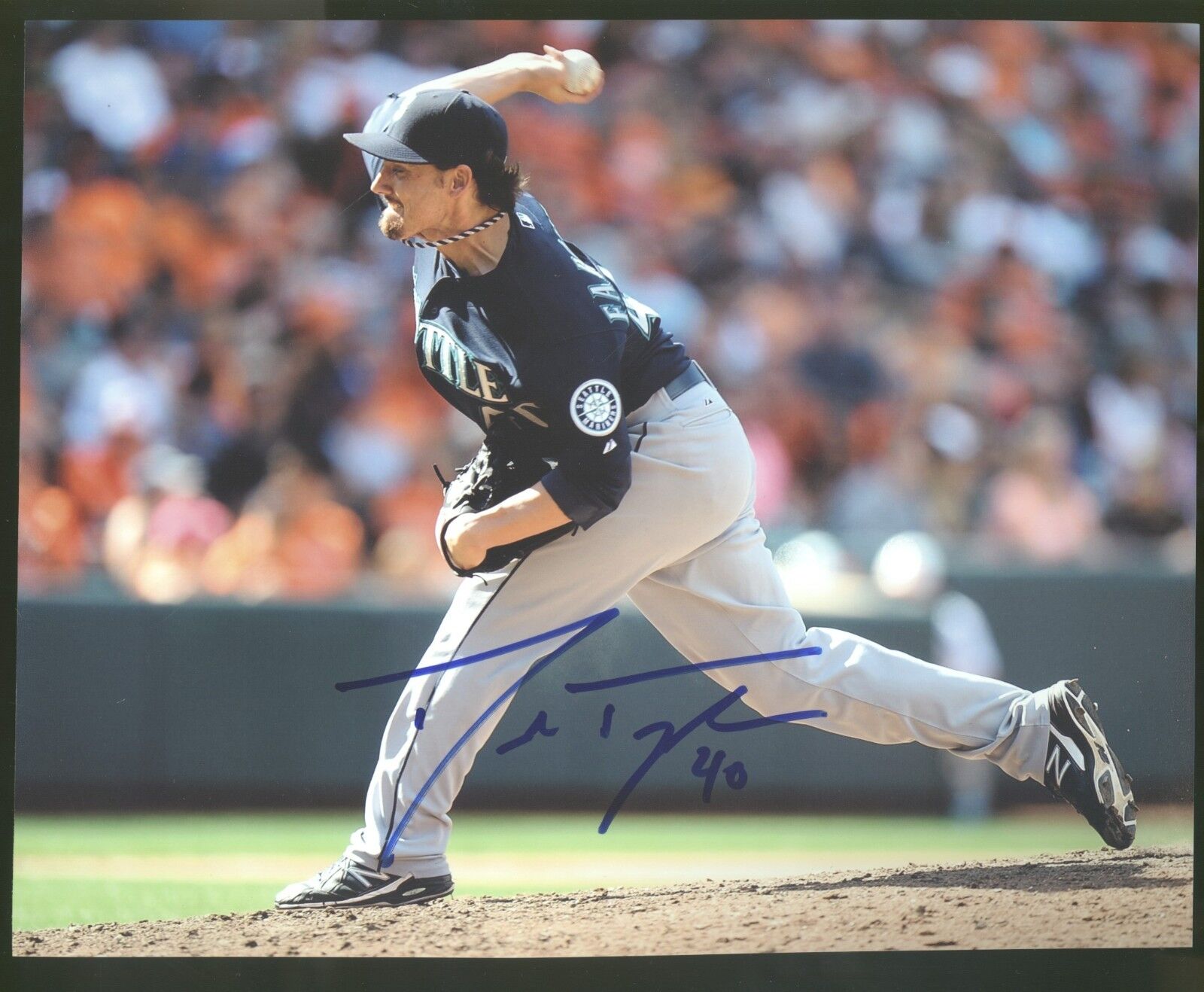 Danny Farquhar 8x10 Photo Poster painting K Autographed Signed AUTO Seattle Mariners