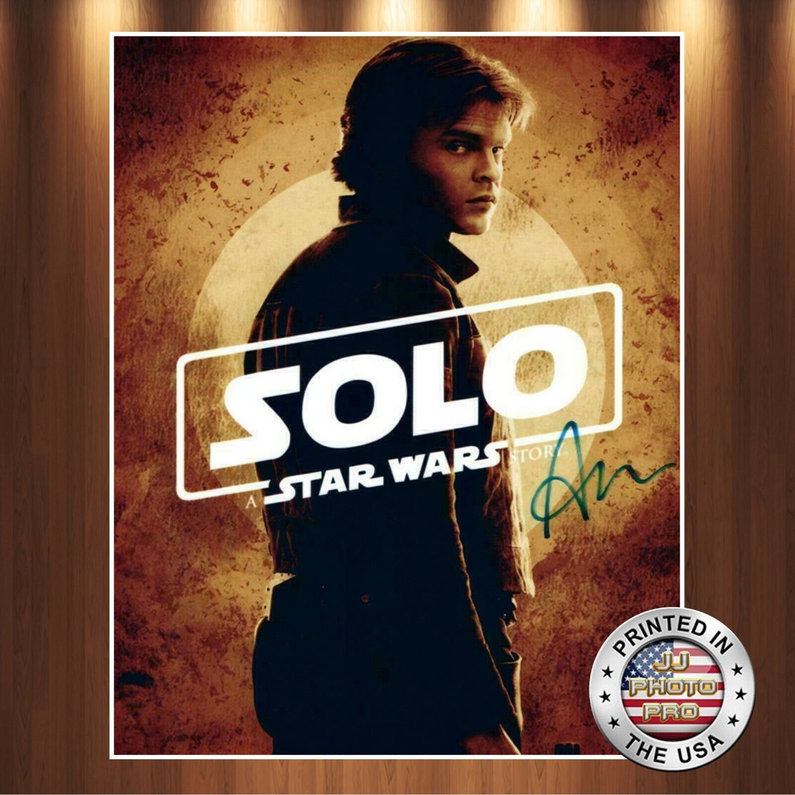 Alden Ehrenreich Autographed Signed 8x10 Photo Poster painting (Star Wars) REPRINT