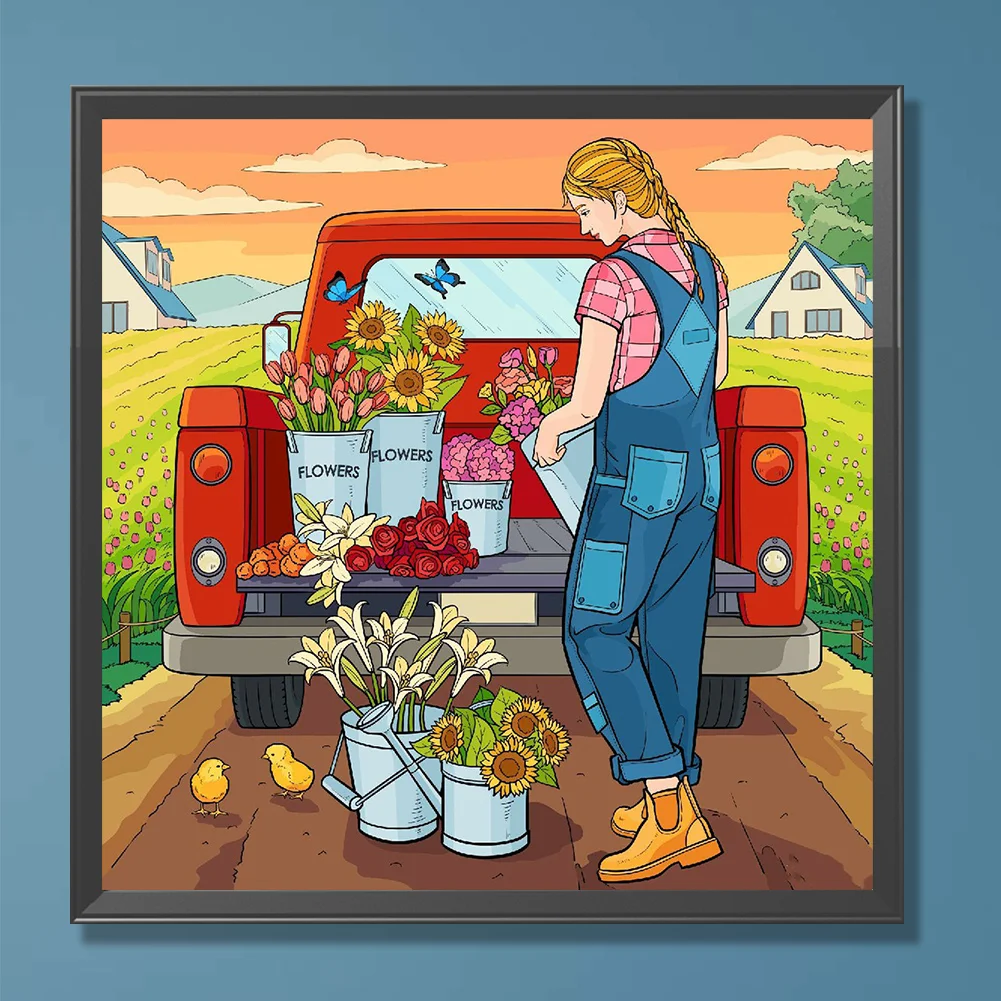 Full Round Diamond Painting 30*30cm - Floats