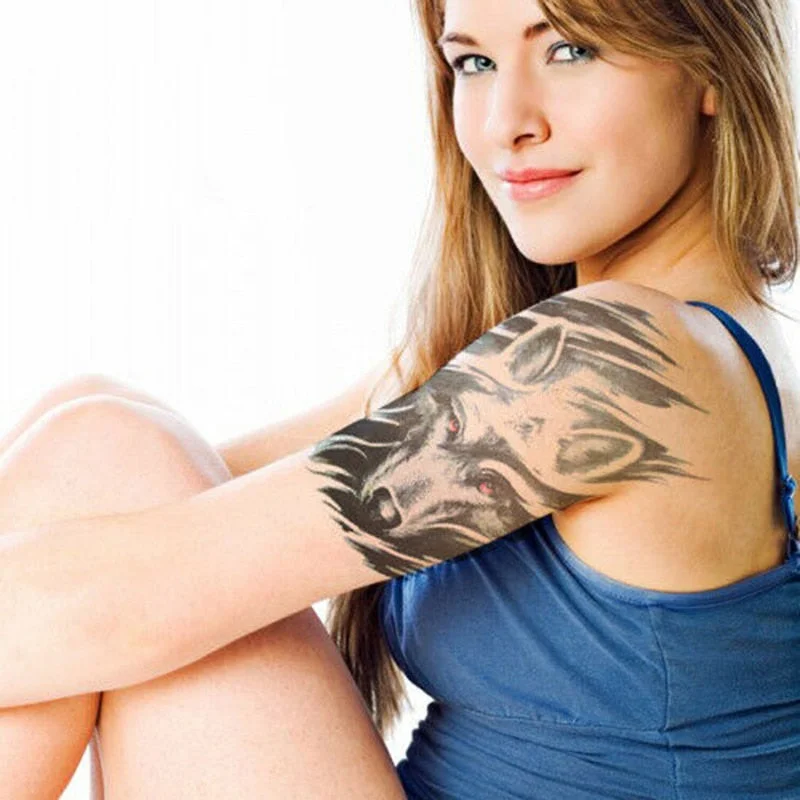 EAGLE TEMPORARY TATTOO - BLACK, BALD EAGLE, MENS, WOMENS, KIDS, REALISTIC, FAKE