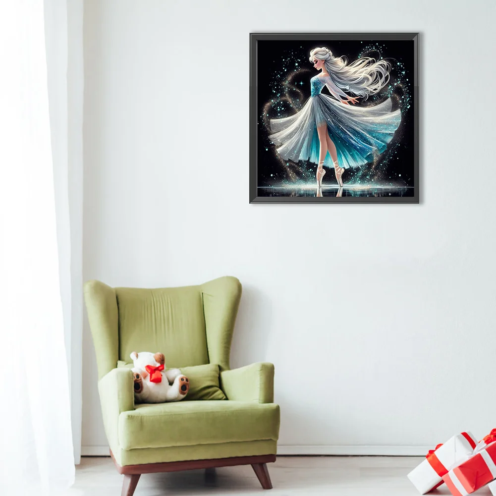 Diamond Painting - Full Round Drill - Princess Elsa(Canvas|40*40cm)