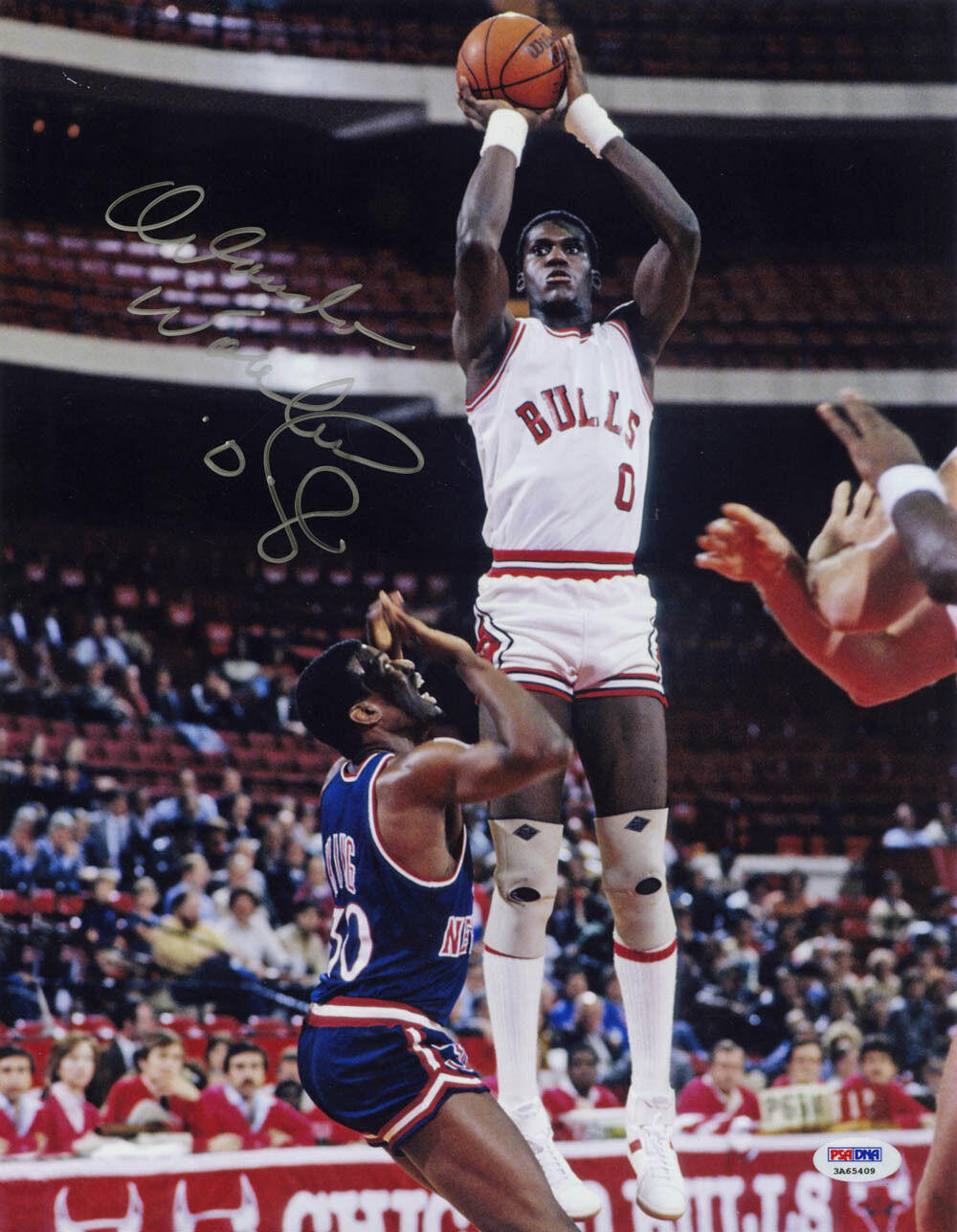 Orlando Woolridge SIGNED 11x14 Photo Poster painting Chicago Bulls (DEC) ITP PSA/DNA AUTOGRAPHED